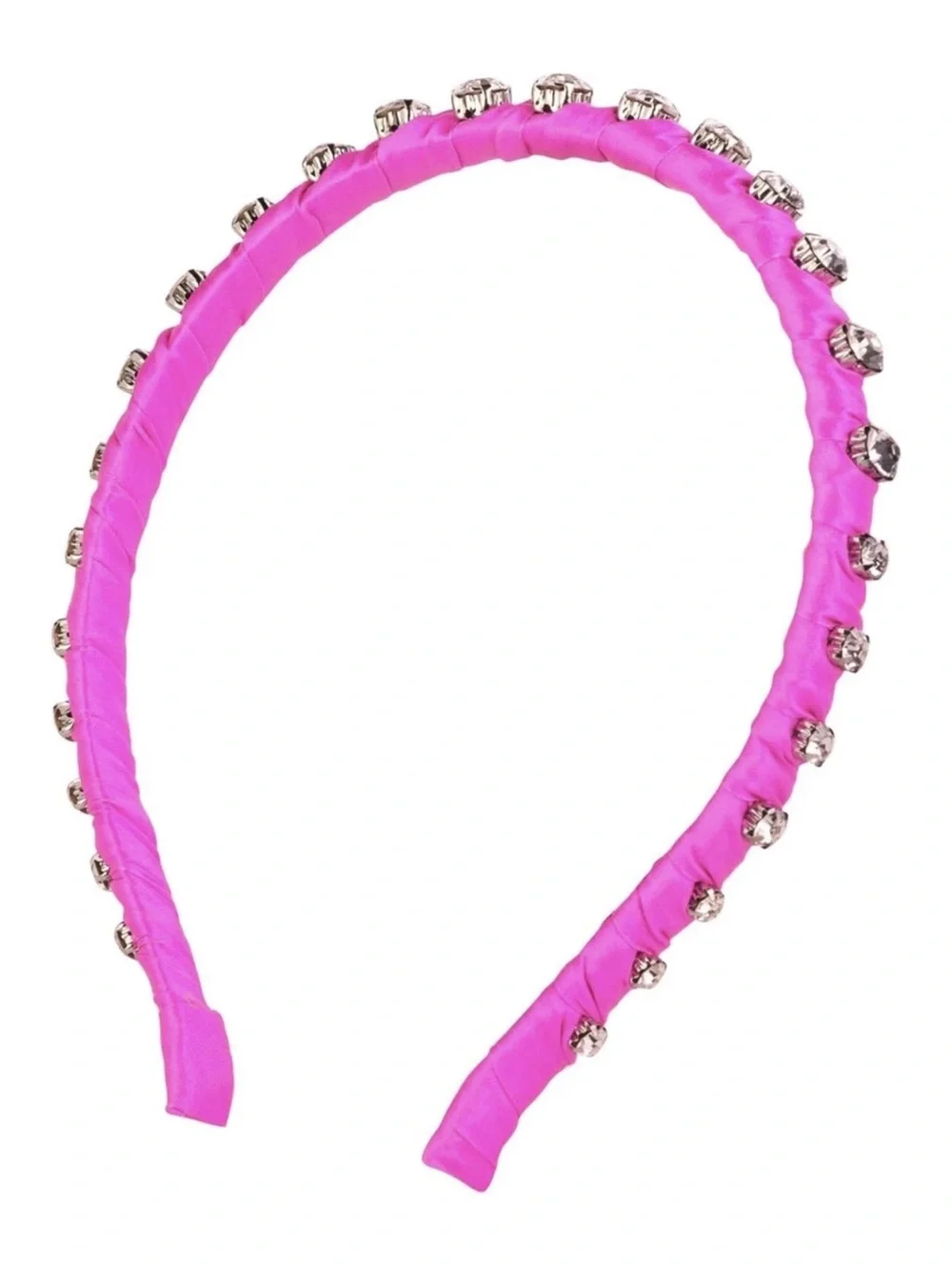 Lilly Pulitzer Pink Jeweled Satin Headband